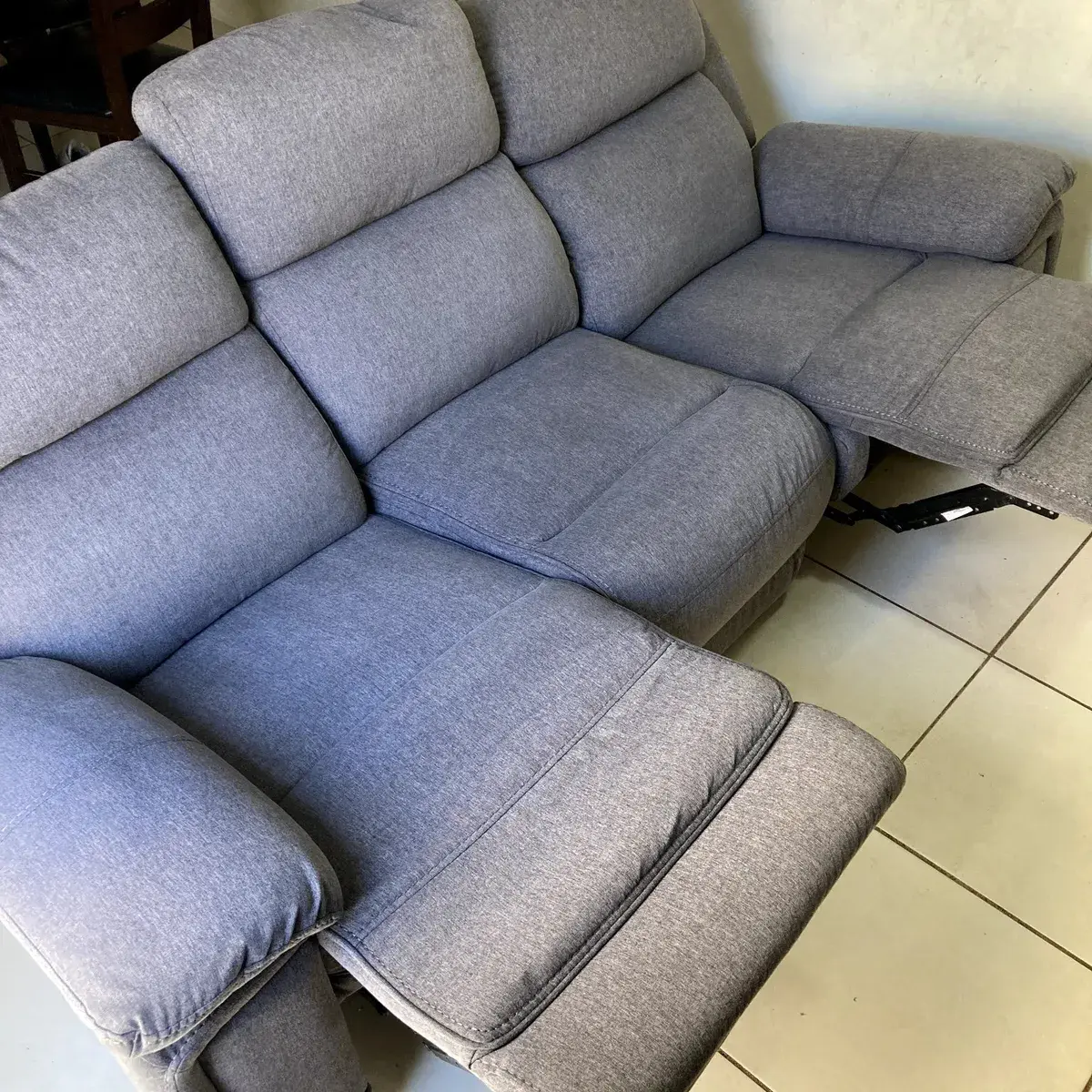 Después — Sofá Reclinable 3 Plazas + Limpieza Profunda